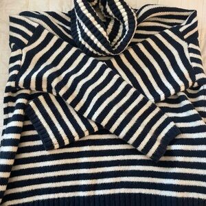 Abercrombie & Fitch Striped Turtleneck Sweater